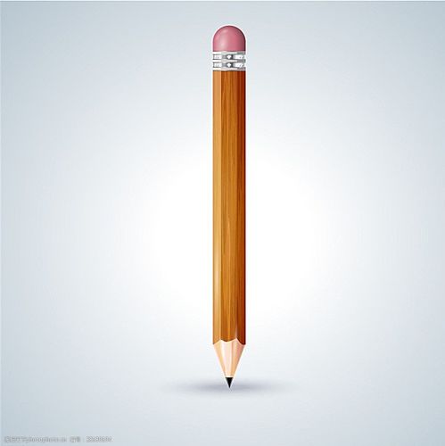 铅笔 文具 文化用品 矢量图 矢量素材 设计 广告设计 ai 白色